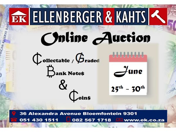 ONLINE AUCTION - COLLECTIBLE BANKNOTES & COINS #19